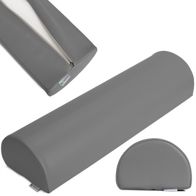 Poluokrugli jastuk 60x18x12 K722 sivi