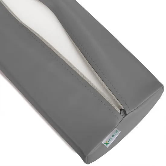 Poluokrugli jastuk 60x18x12 K722 sivi — slika 2