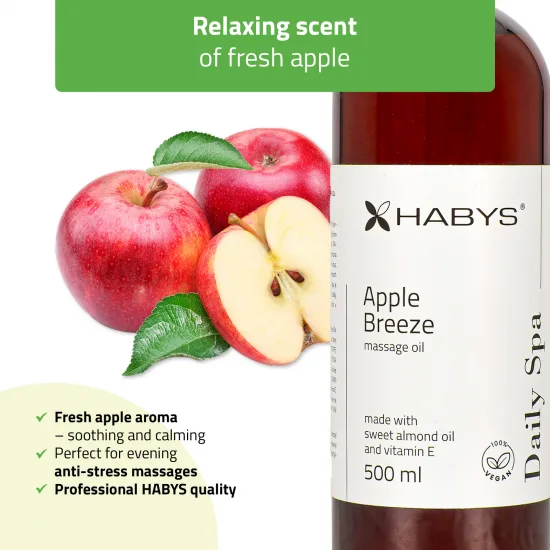 Ulje za masažu Daily Spa Apple Breeze, HABYS 500 ml — slika 5