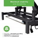 Fortis 2 ERGO stol za tretmane, električno podešavanje visine s nožnom komandom, ERGO jastuk, k722 siva