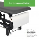 Fortis 2 ERGO stol za tretmane, električno podešavanje visine s nožnom komandom, ERGO jastuk, k722 siva