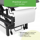 Fortis 4 ERGO stol za tretmane, električno podešavanje visine s nožnom komandom, ERGO jastuk, k722 siva