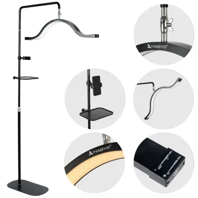 Vena Dark kozmetička lampa, crna
