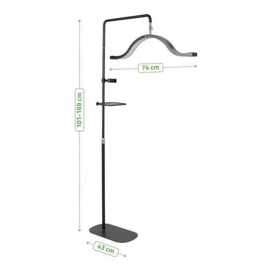 Vena Dark kozmetička lampa, crna — slika 8