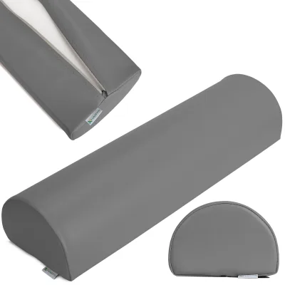 Poluokrugli jastuk 60x18x12 K322 sivi