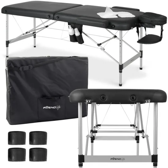 Prijenosni stol za masažu Nadia 70 Comfy Base K515 crni