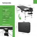 Prijenosni stol za masažu Nadia 70 Comfy Base K515 crni
