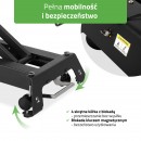 Evero Cross X4 ERGO terapijski stol, električno podešavanje visine s ručnim daljinskim upravljačem, ERGO jastuk, Touch Core k322 siva boja