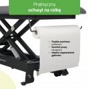 Evero Cross X4 ERGO terapijski stol, električno podešavanje visine s ručnim daljinskim upravljačem, ERGO jastuk, Touch Core k322 siva boja