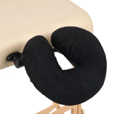 Terry face rest cover black