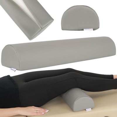 Poluokrugli jastuk 60x15x10 - K522 sivi