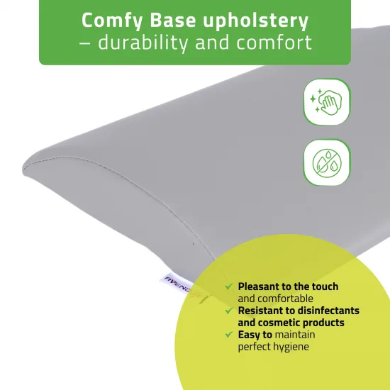 Semi Round Bolster Lumbar 40x25x5 K522 Gray — slika 4