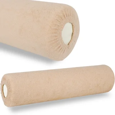 Terry cover for bolster, 15 × 60 cm creamy latte