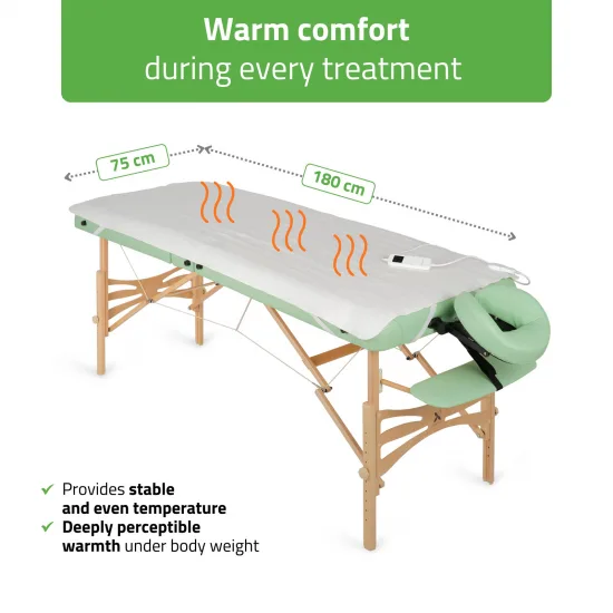 Electric heating mat for massage table 75×180 cm — slika 3