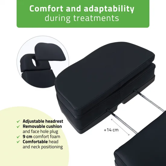 Electric beauty chair Selia PRO 4 Touch Core k315 black — slika 4
