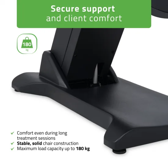 Electric beauty chair Selia PRO 4 Touch Core k315 black — slika 7