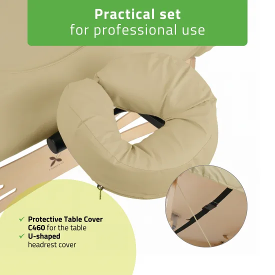 Protective Table Cover C460 (Oil-resistant) 102x203 cm Integral Struktural beige — slika 5