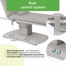 Electric treatment table Estella ERGO 2, Grey – 2 Motors