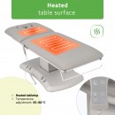 Electric treatment table Estella ERGO 2, Grey – 2 Motors