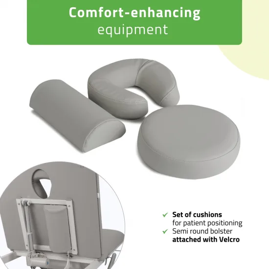 Electric treatment table Estella ERGO 2, Grey – 2 Motors — slika 7