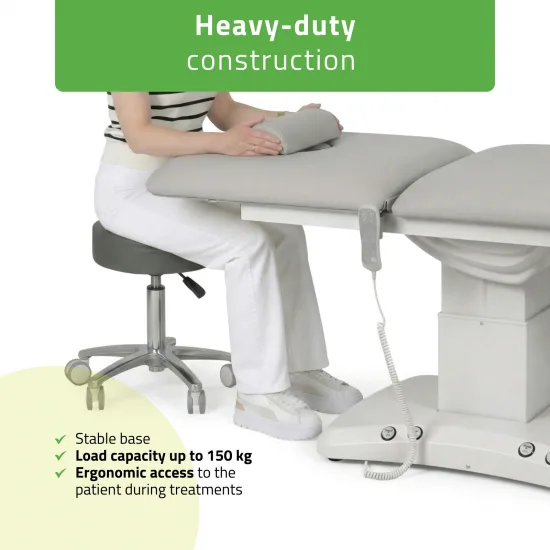 Electric treatment table Estella ERGO 2, Grey – 2 Motors — slika 9