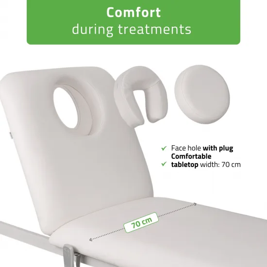 Electric treatment table Estella ERGO 2, k701 white – 2 motors — slika 5