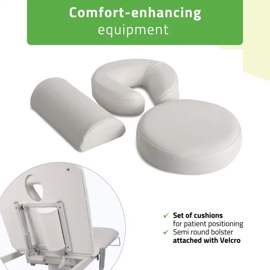 Electric treatment table Estella ERGO 2, k701 white – 2 motors — slika 7