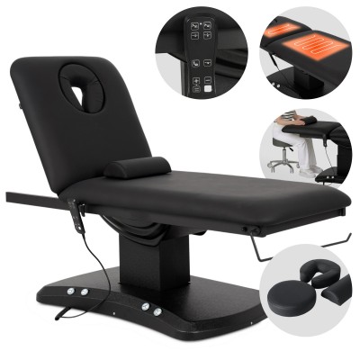 Electric treatment table Estella ERGO 2, k715 black – 2 motors