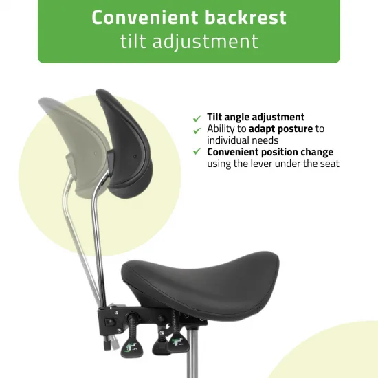 Stool Diana So Skin K515 Black — slika 3