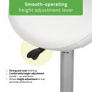 Stool Alma So Skin K401 White