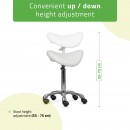 Stool Alma So Skin K401 White