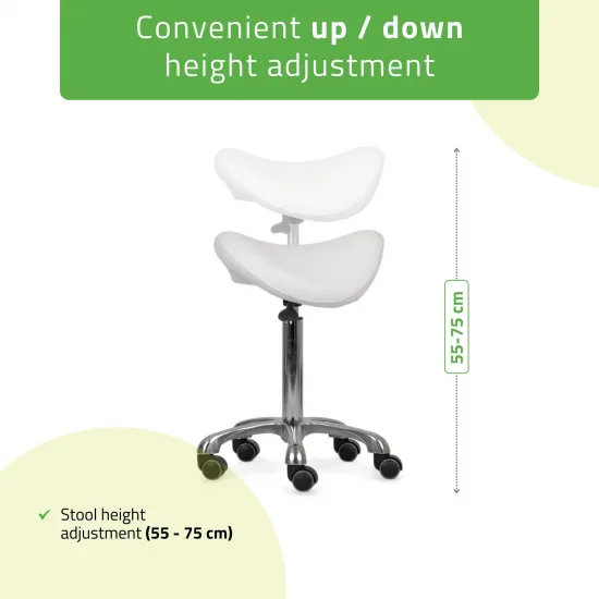 Stool Alma So Skin K401 White — slika 4