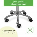 Stool Alma So Skin K401 White