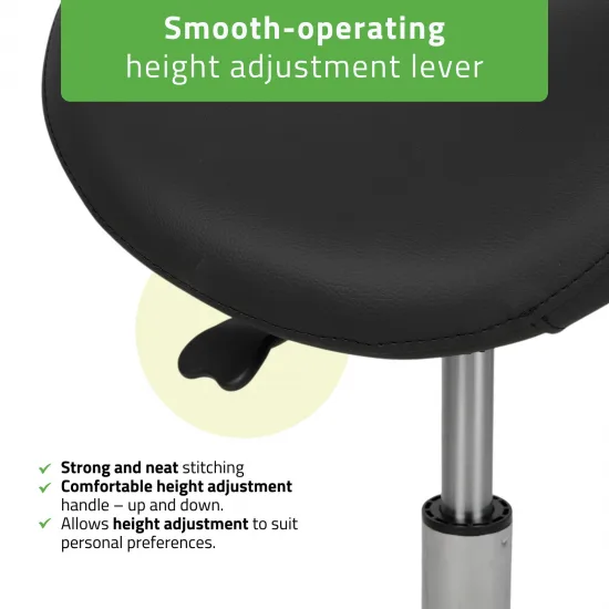 Stool Alma So Skin K515 Black — slika 3