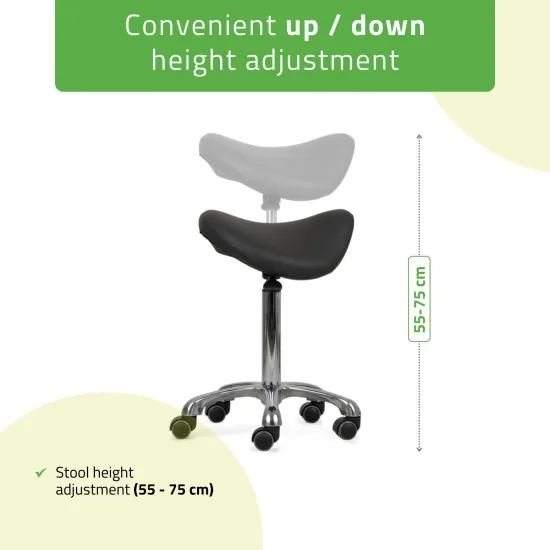 Stool Alma So Skin K515 Black — slika 4
