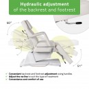 Electric beauty chair Laris Touch Core k301 white