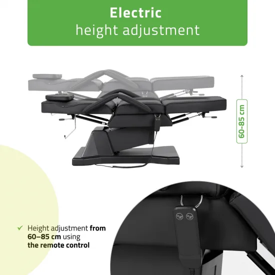 Electric beauty chair Laris Touch Core k315 black — slika 4