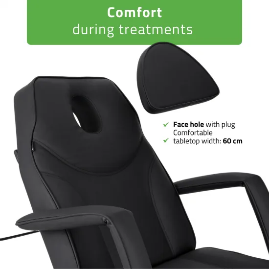 Electric beauty chair Laris Touch Core k315 black — slika 5