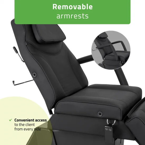 Electric beauty chair Laris Touch Core k315 black — slika 7