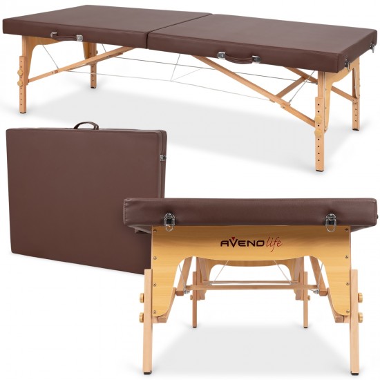 Portable Thai massage table Niro 80 PU k835 brown