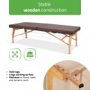 Portable Thai massage table Niro 80 PU k835 brown