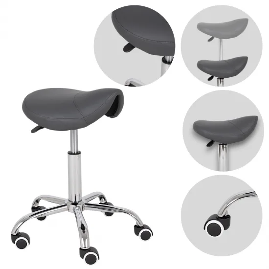 Saddle stool LOFI, Comfy Base k521 grey