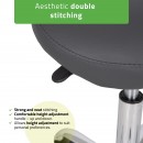 Saddle stool LOFI, Comfy Base k521 grey