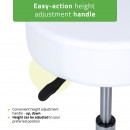 Stool Mobi, Comfy Base k501 white