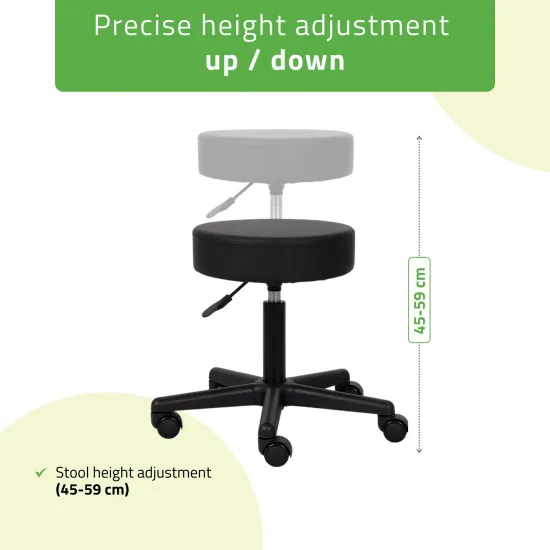 Stool TIMO, Comfy Base k515 black — slika 3