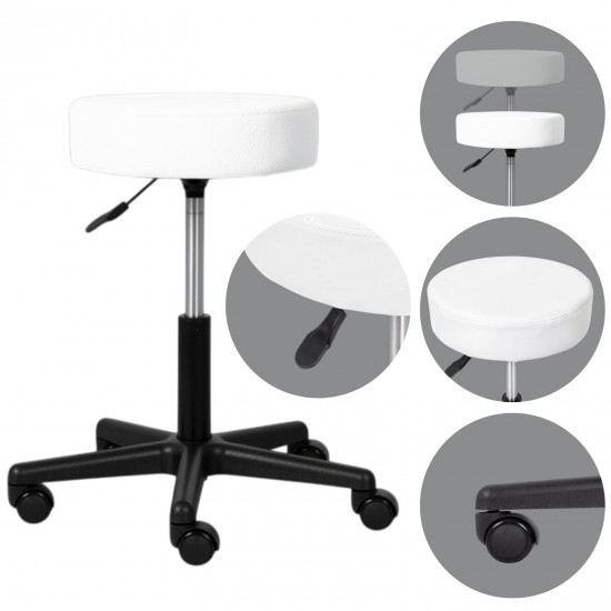 Stool TIMO, Comfy Base k501 white