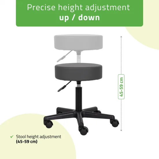 Stool TIMO, Comfy Base k521 grey — slika 3