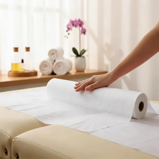 Non-woven medical roll sheet 60 cm x 50 m 15g/m2, white — slika 2