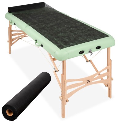 Non-woven medical roll sheet 70 cm x 50 m 18g/m2, black