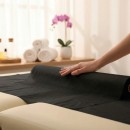 Non-woven medical roll sheet 70 cm x 50 m 18g/m2, black